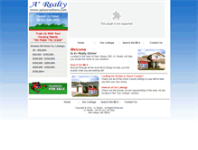 Tablet Screenshot of aplusrealtors.com